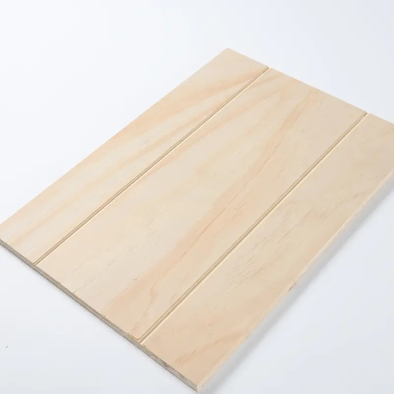 Hot Sales 12mm 15mm 18mm Tongue and U/V/W Groove Pine Plywood Sheet