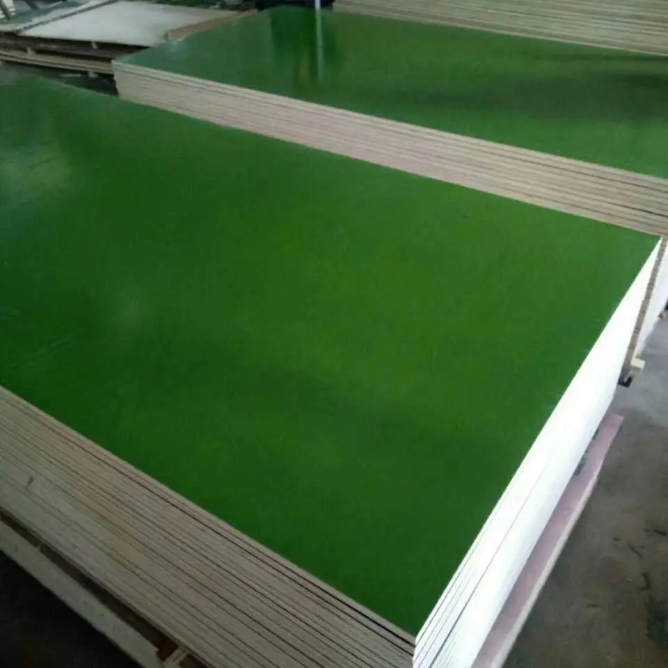 4*8 18mm Green PP Plastic marine plywood sheet Film Faced Plywood for Construction