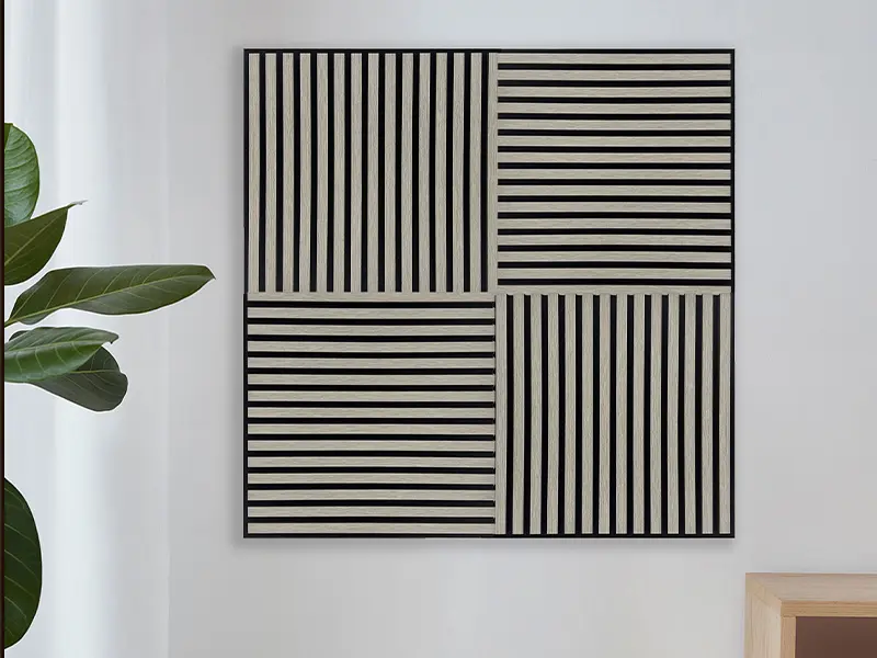 Wooden slotted Akupanel decoration acoustic wall panel  (27)nuf
